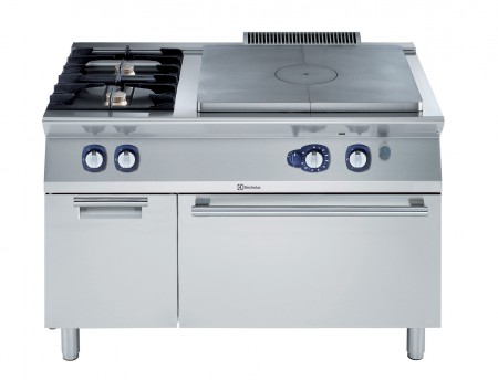 GAS SOLID TOP+2 BURN.+OVEN+OPEN B.1200MM